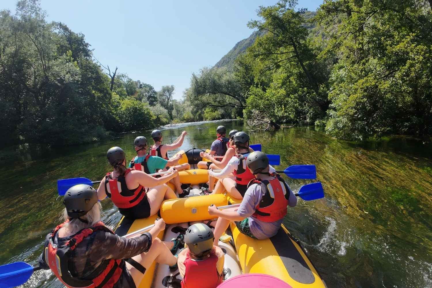 Malduk Adventures guided group on an adventure holiday in Dalmatia, Croatia