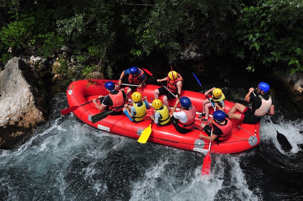 Rafting on Cetina River Croatia