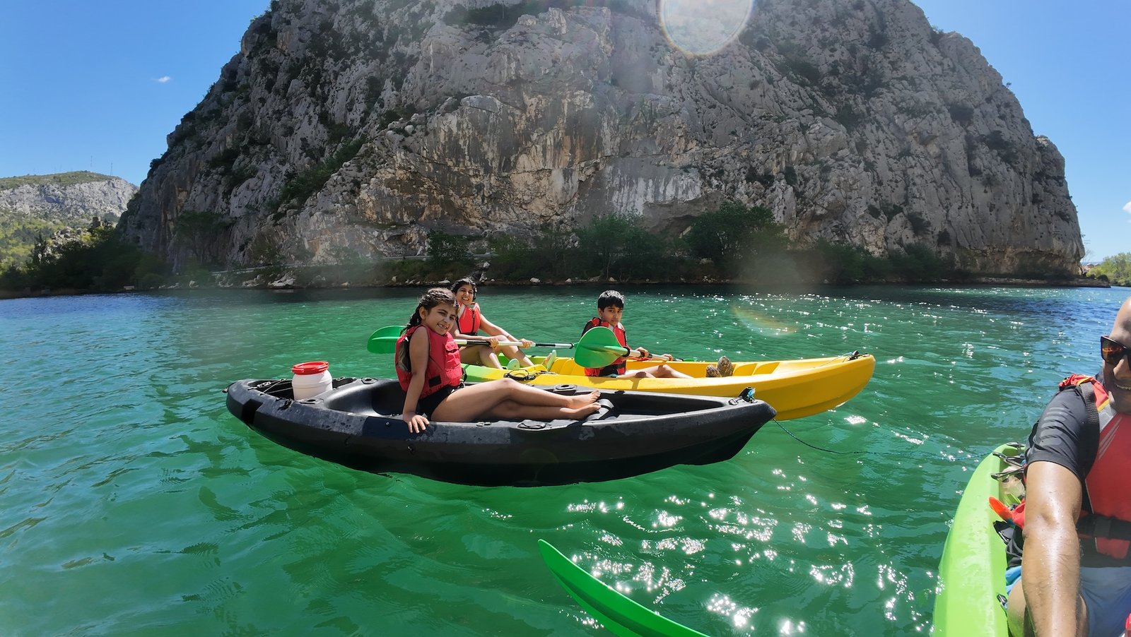 Canyoning near Split Croatia