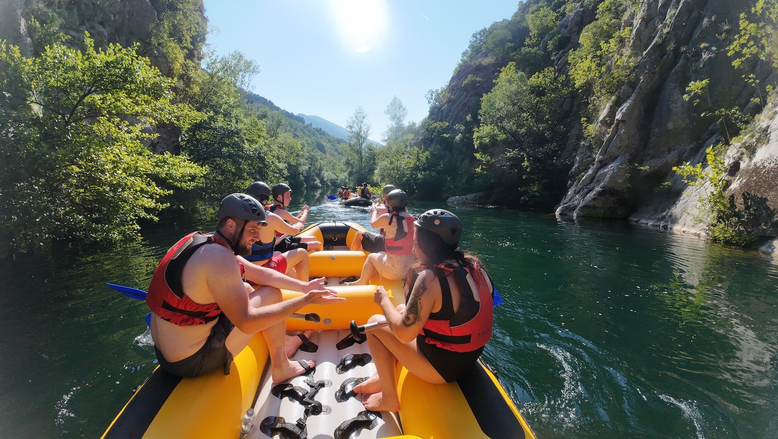 The Cetina river valley near Omis, Croatia