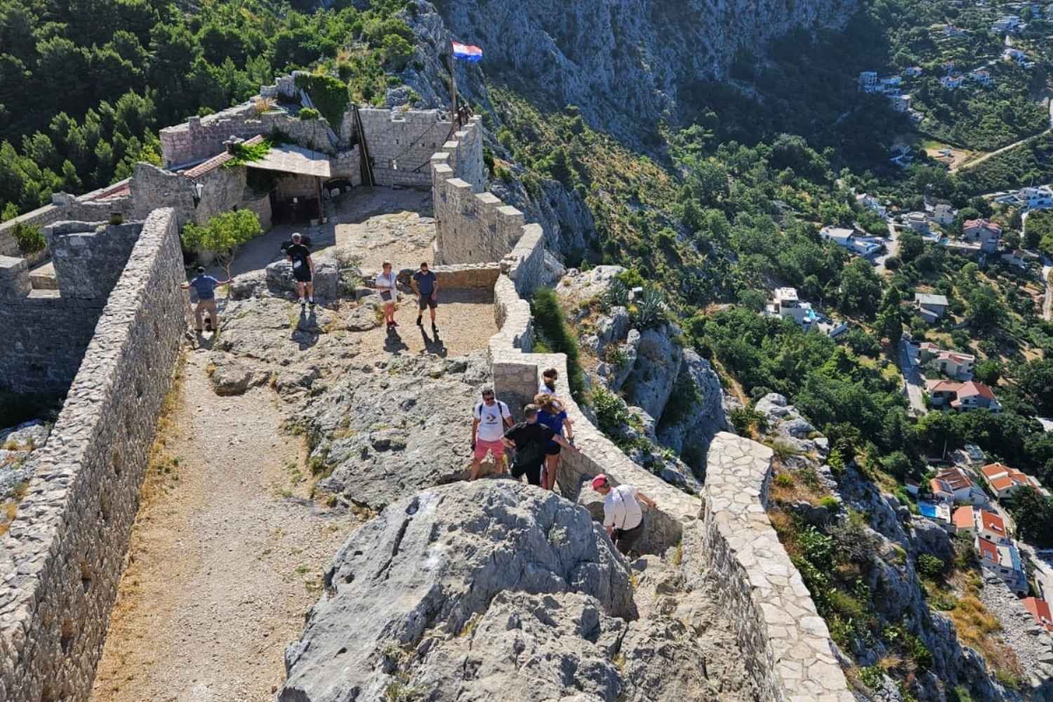 Outdoor adventure near Omiš, Croatia