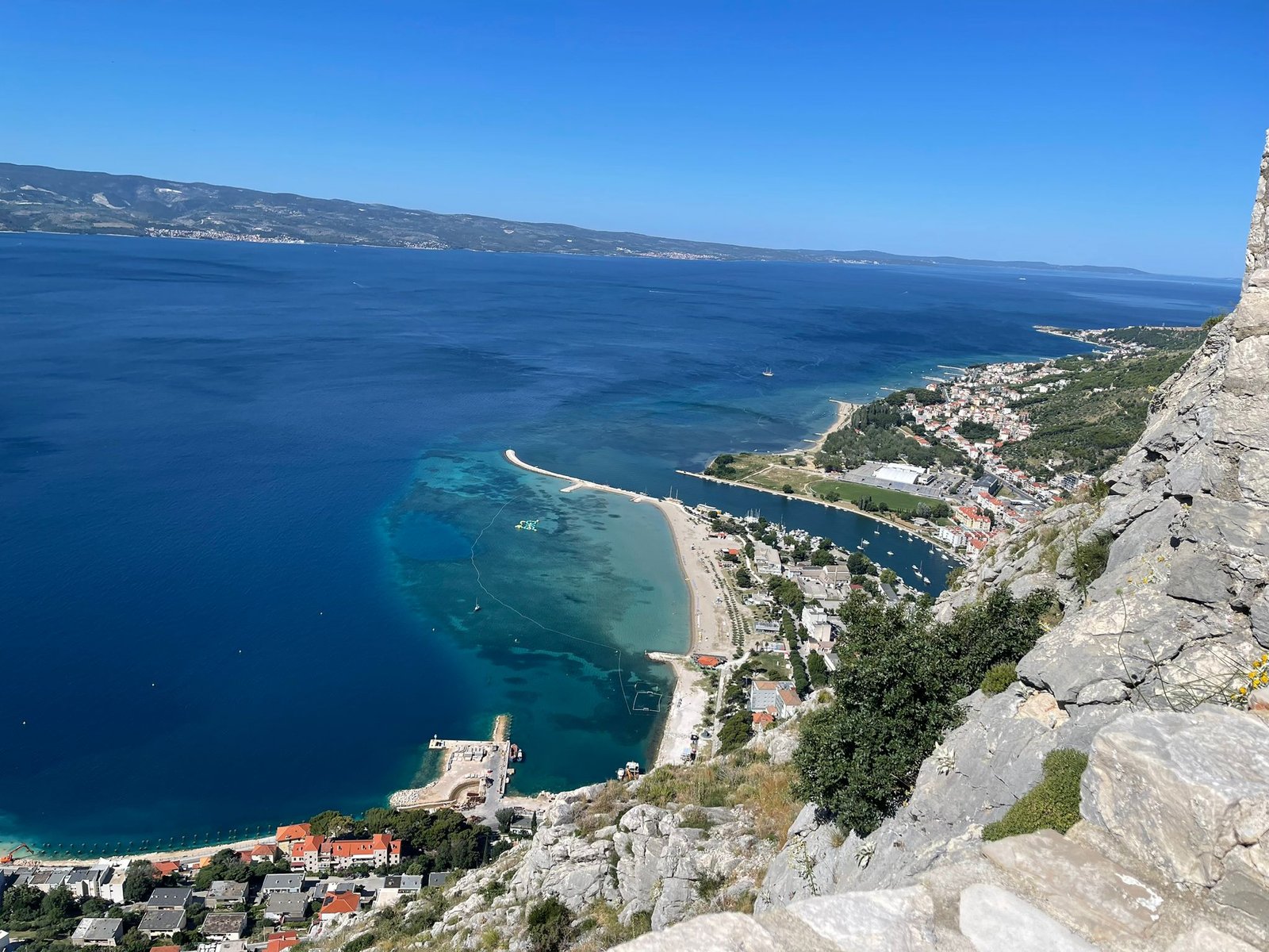 Active walking holiday on the Dalmatian coast near Omiš, Croatia