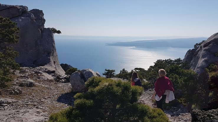 Biokovo mountain trail above the Makarska Riviera